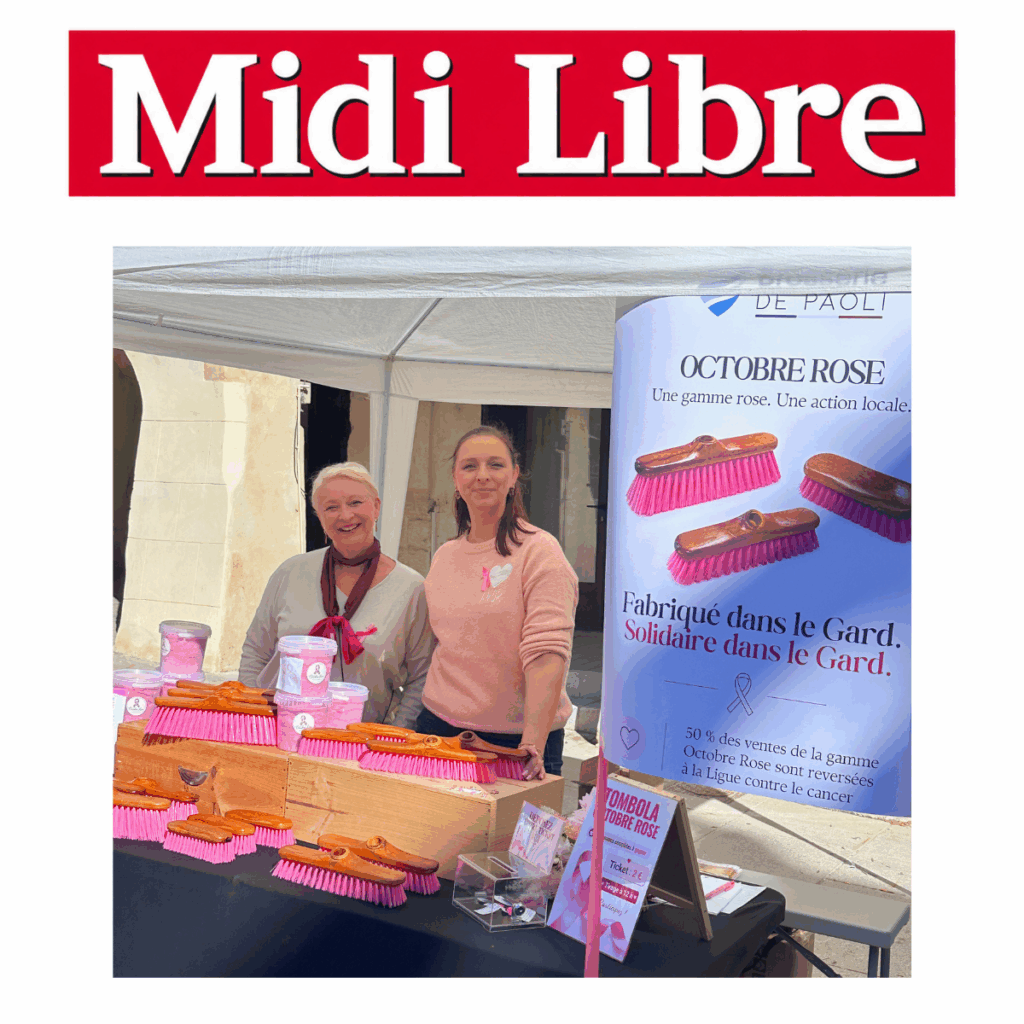 Stand Octobre Rose Brosserie De Paoli à Bagnols-sur-Cèze – Midi Libre